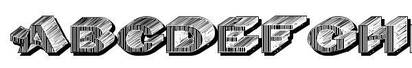 DasRiese Shadow font preview